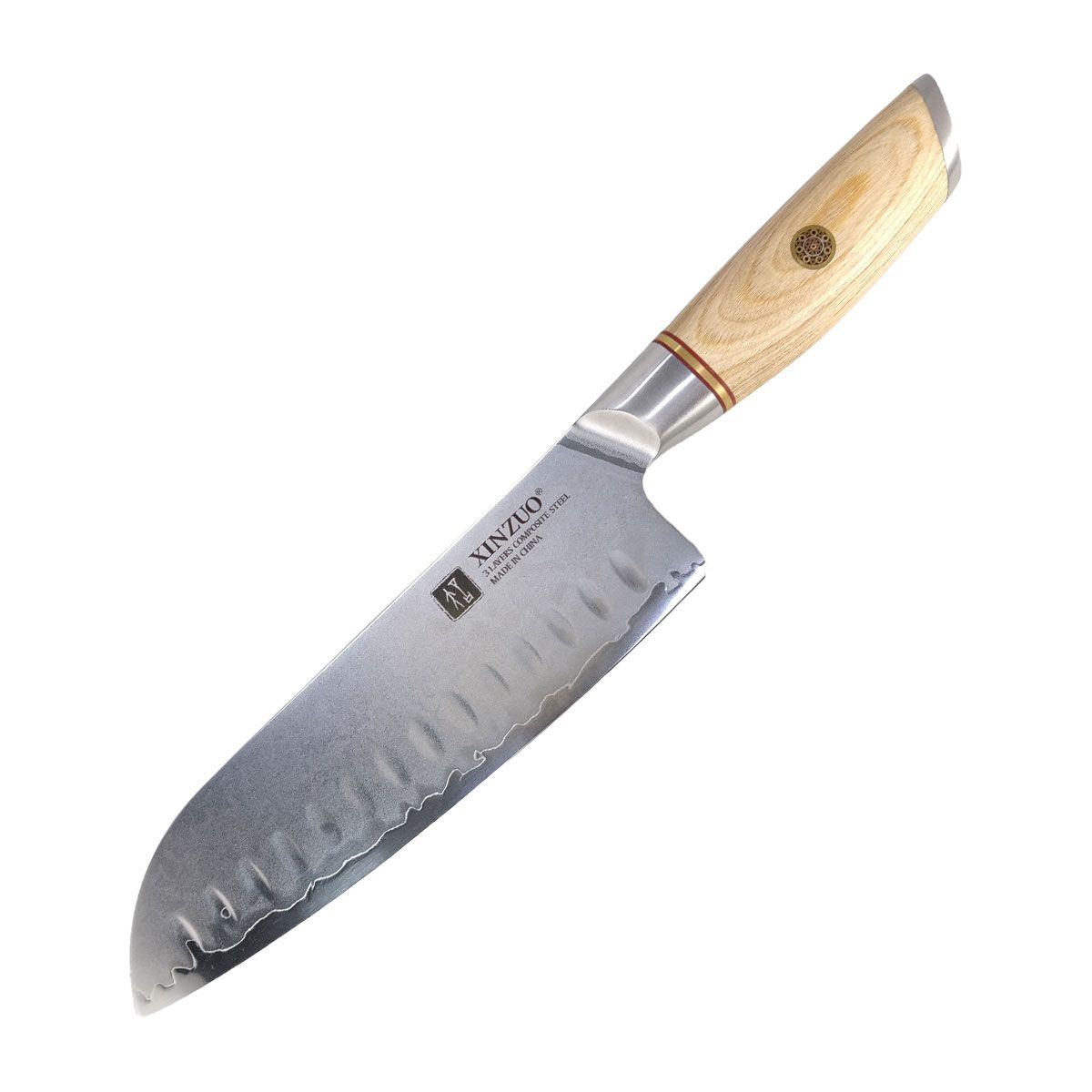 B37SSANTOKU-1 Cuchillo Nakiri Xinzuo B37S-SAN